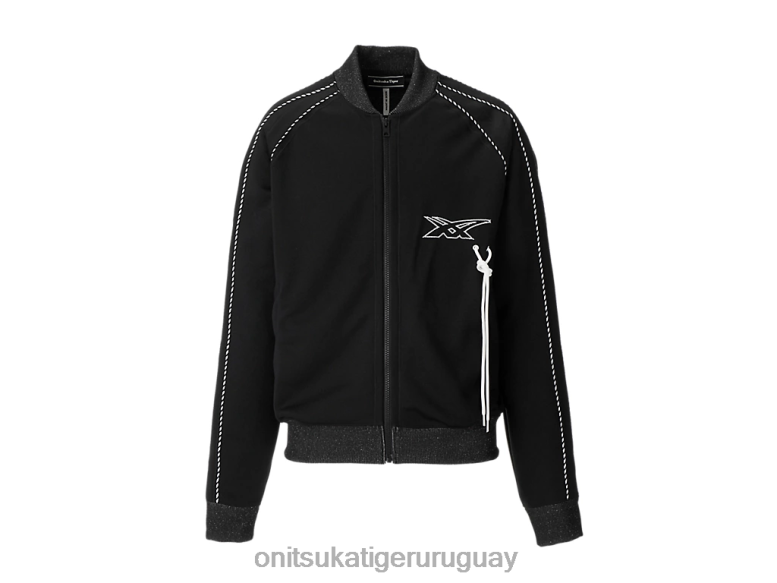Onitsuka Tiger pista superior unisexo J06BX412 negro ropa