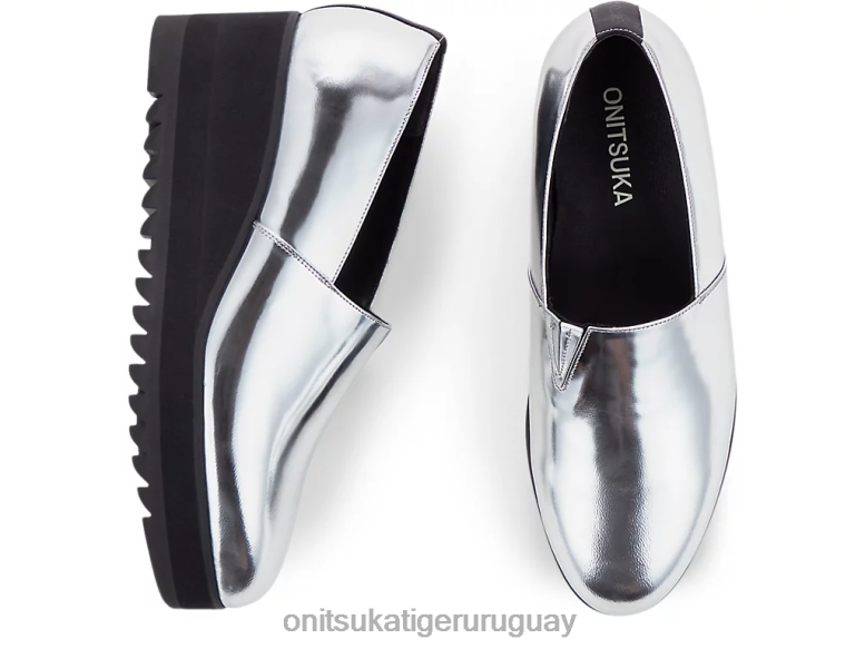 Onitsuka Tiger porciones mujer J06BX571 plata zapatos