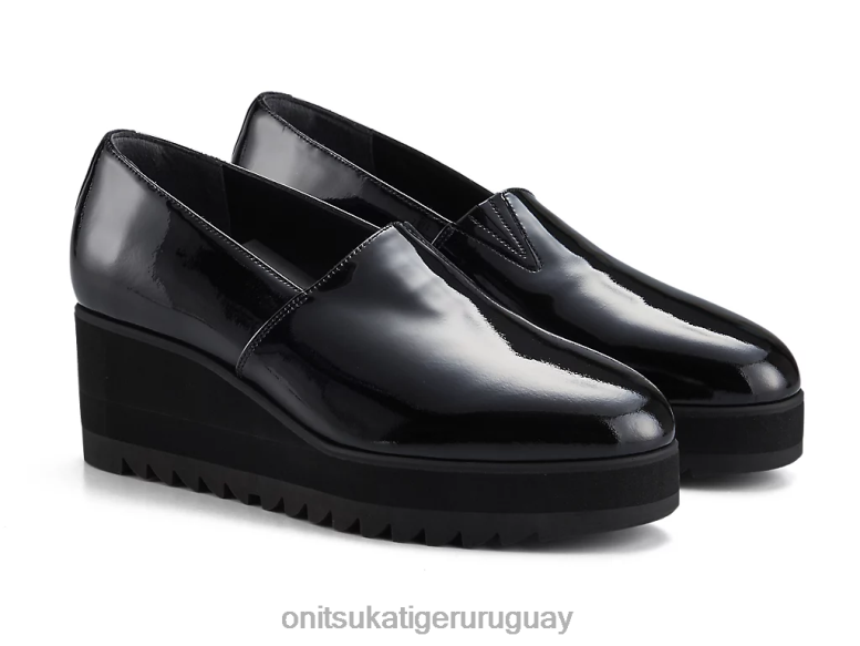 Onitsuka Tiger porciones mujer J06BX575 negro zapatos