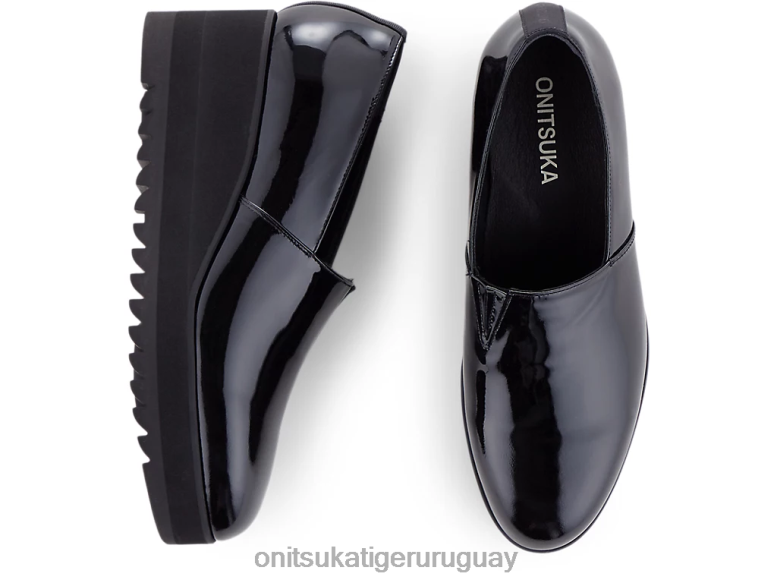 Onitsuka Tiger porciones mujer J06BX575 negro zapatos