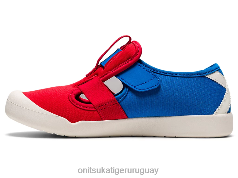 Onitsuka Tiger sandalia méxico 66 niños J06BX642 rojo clásico/azul directorio zapatos