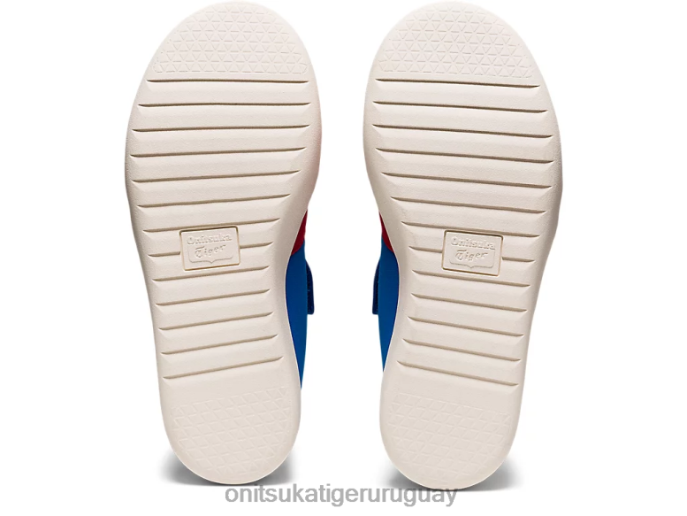 Onitsuka Tiger sandalia méxico 66 niños J06BX642 rojo clásico/azul directorio zapatos