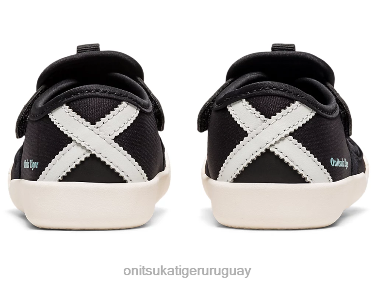 Onitsuka Tiger sandalia méxico 66 niños J06BX646 negro zapatos