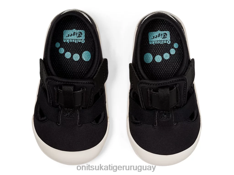Onitsuka Tiger sandalia méxico 66 niños J06BX646 negro zapatos