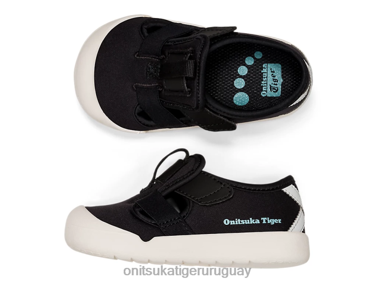 Onitsuka Tiger sandalia méxico 66 niños J06BX646 negro zapatos