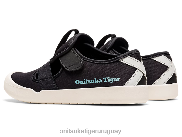 Onitsuka Tiger sandalia méxico 66 niños J06BX649 negro zapatos
