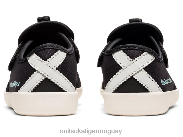 Onitsuka Tiger sandalia méxico 66 niños J06BX649 negro zapatos
