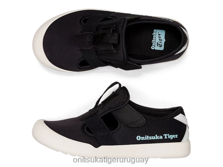 Onitsuka Tiger sandalia méxico 66 niños J06BX649 negro zapatos