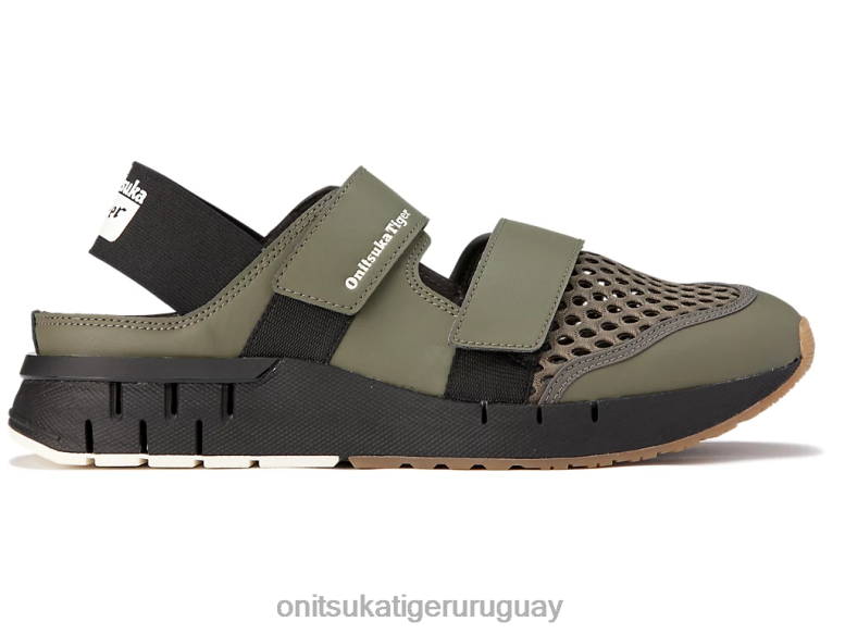 Onitsuka Tiger sandalia rebilac unisexo J06BX100 manto verde zapatos