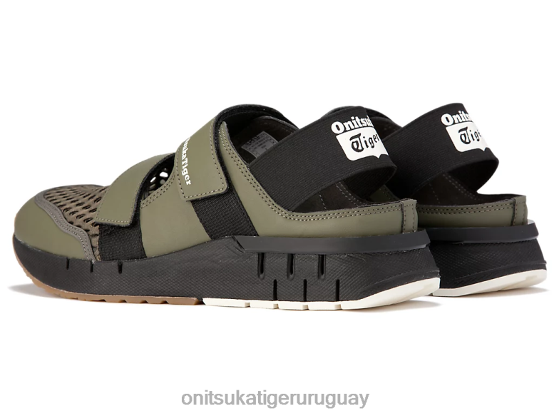 Onitsuka Tiger sandalia rebilac unisexo J06BX100 manto verde zapatos