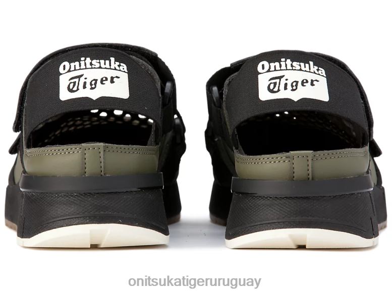 Onitsuka Tiger sandalia rebilac unisexo J06BX100 manto verde zapatos