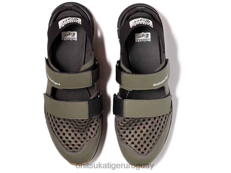Onitsuka Tiger sandalia rebilac unisexo J06BX100 manto verde zapatos