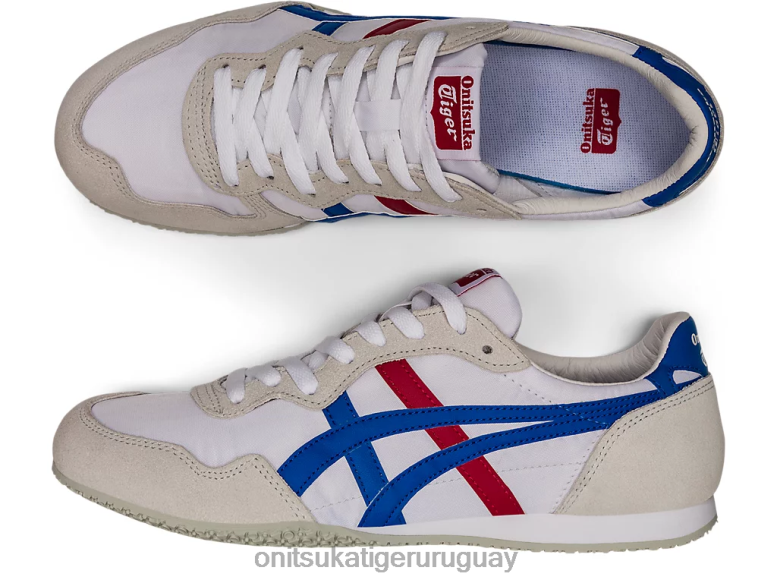 Onitsuka Tiger serrano unisexo J06BX322 blanco/azul directorio zapatos