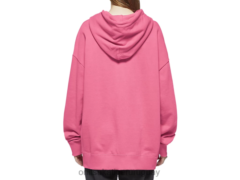 Onitsuka Tiger sudadera con capucha unisexo J06BX476 rosa ropa