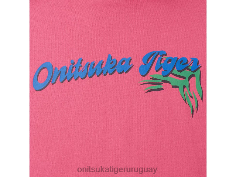 Onitsuka Tiger sudadera con capucha unisexo J06BX476 rosa ropa