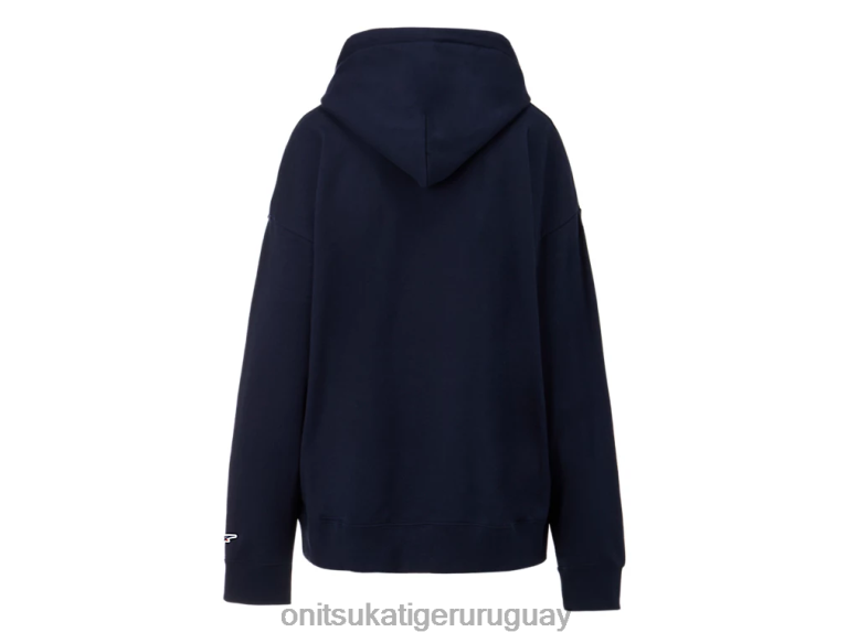 Onitsuka Tiger sudadera con capucha unisexo J06BX479 azul marino oscuro ropa