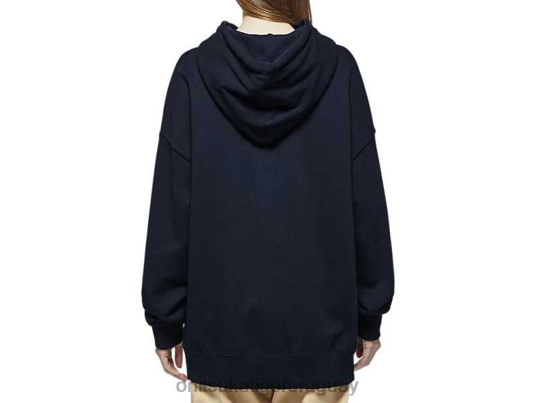 Onitsuka Tiger sudadera con capucha unisexo J06BX479 azul marino oscuro ropa