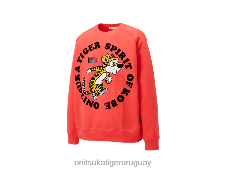 Onitsuka Tiger sudadera hombres J06BX438 rosa ropa