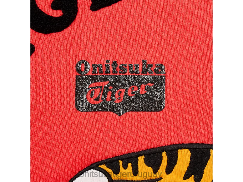 Onitsuka Tiger sudadera hombres J06BX438 rosa ropa