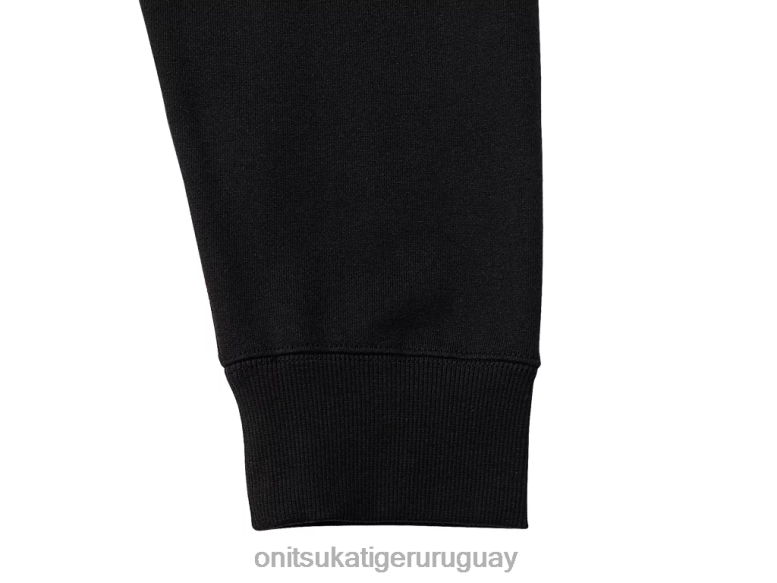 Onitsuka Tiger sudadera unisexo J06BX394 negro ropa