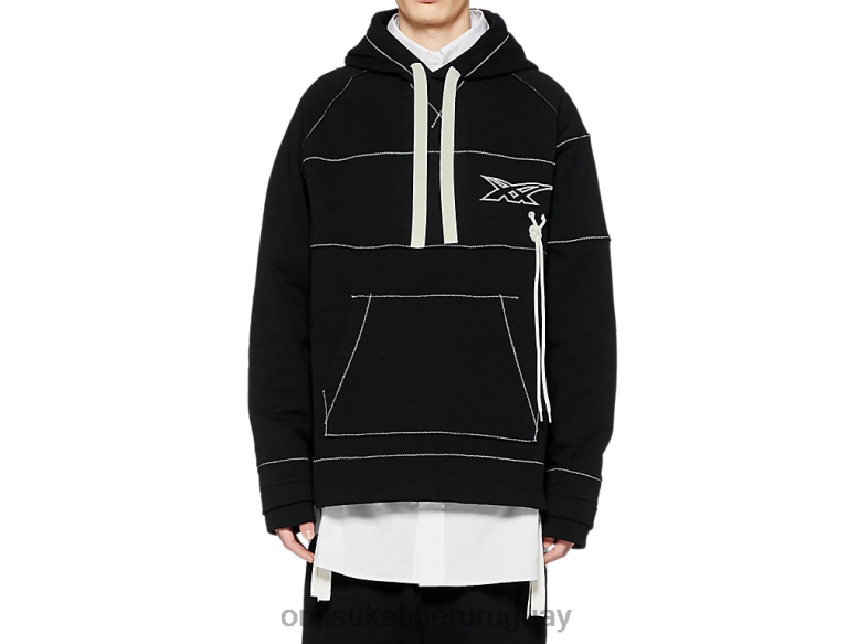 Onitsuka Tiger sudadera unisexo J06BX397 negro ropa