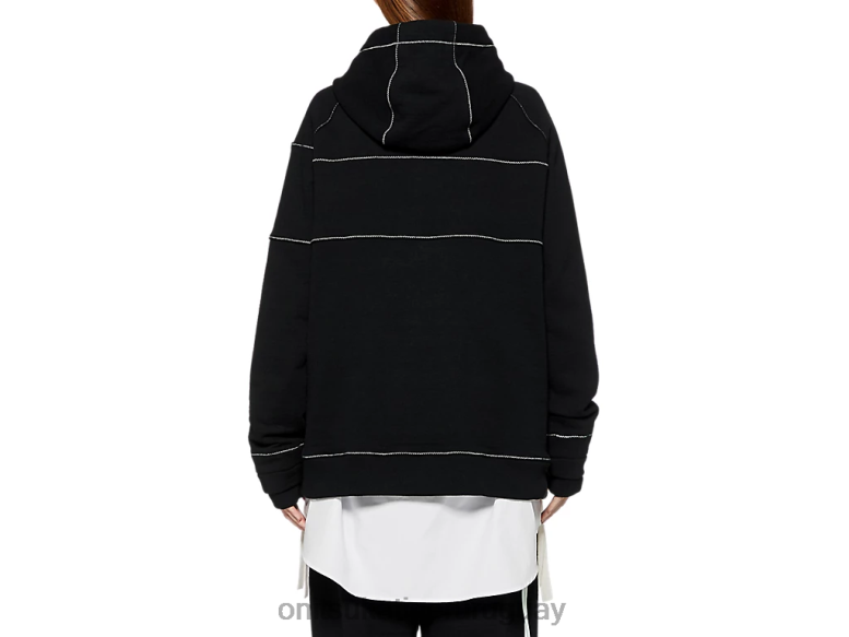 Onitsuka Tiger sudadera unisexo J06BX397 negro ropa