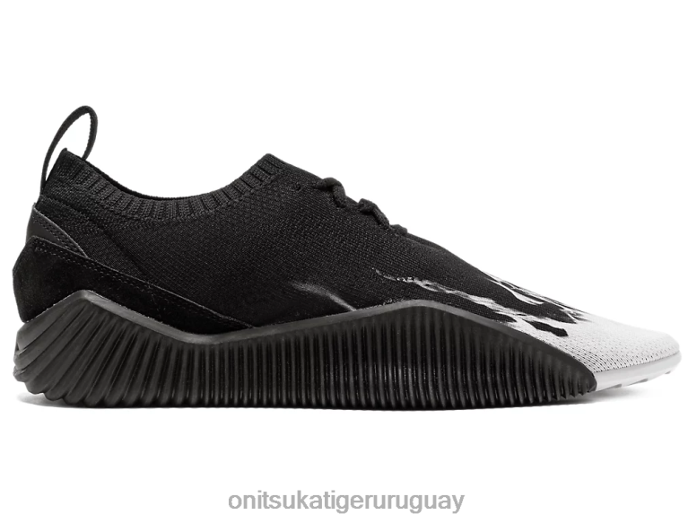 Onitsuka Tiger tejido acromount unisexo J06BX68 blanco negro zapatos