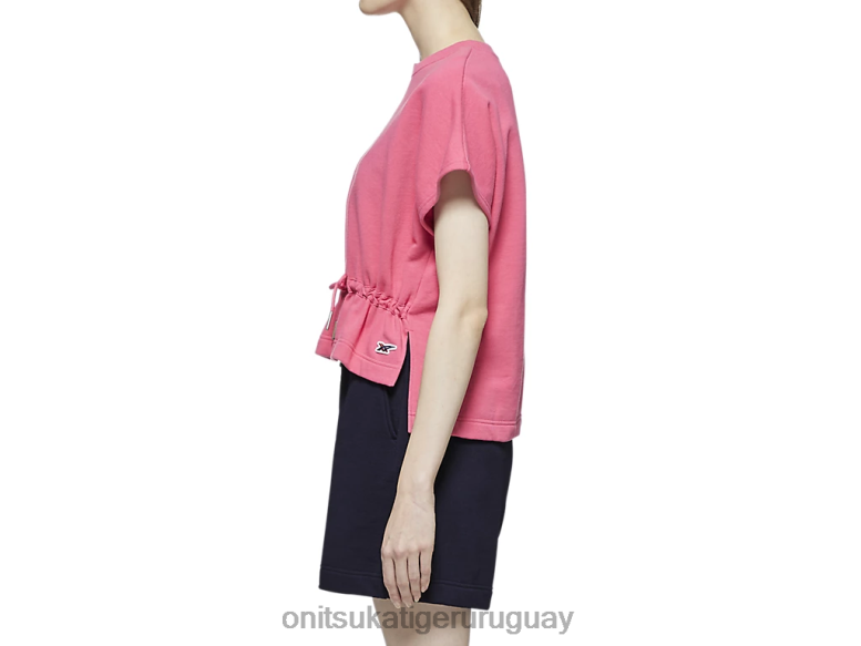 Onitsuka Tiger top manga corta mujer J06BX610 rosa ropa
