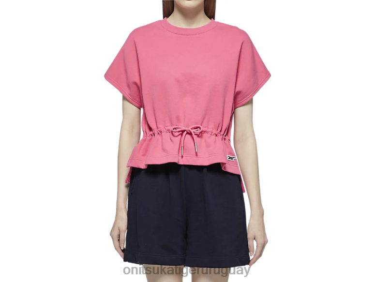 Onitsuka Tiger top manga corta mujer J06BX610 rosa ropa