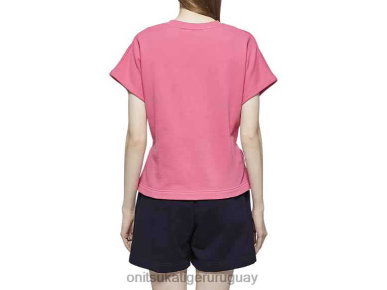 Onitsuka Tiger top manga corta mujer J06BX610 rosa ropa
