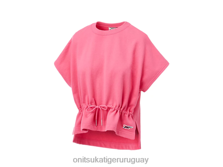 Onitsuka Tiger top manga corta mujer J06BX610 rosa ropa