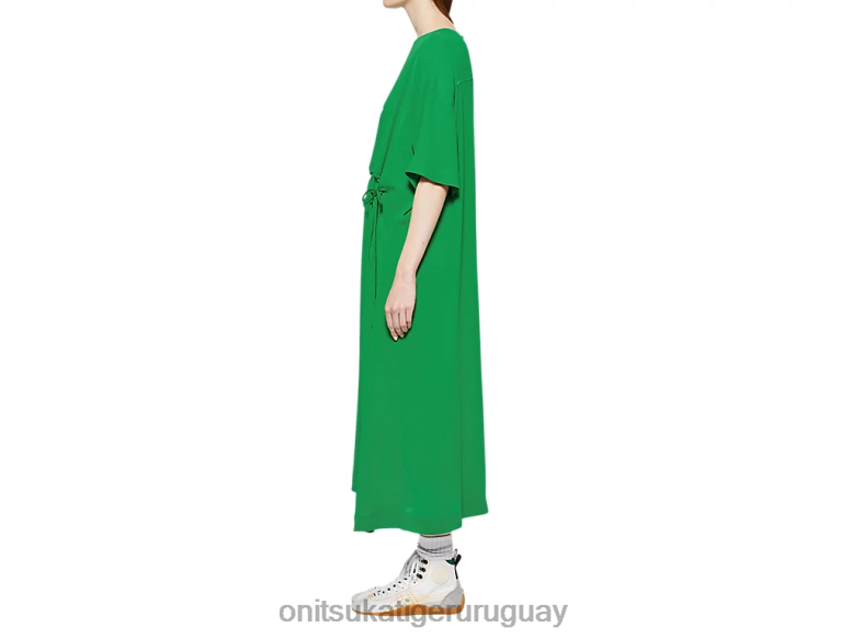 Onitsuka Tiger vestido mujer J06BX598 verde ropa