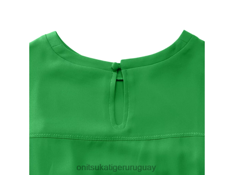 Onitsuka Tiger vestido mujer J06BX598 verde ropa