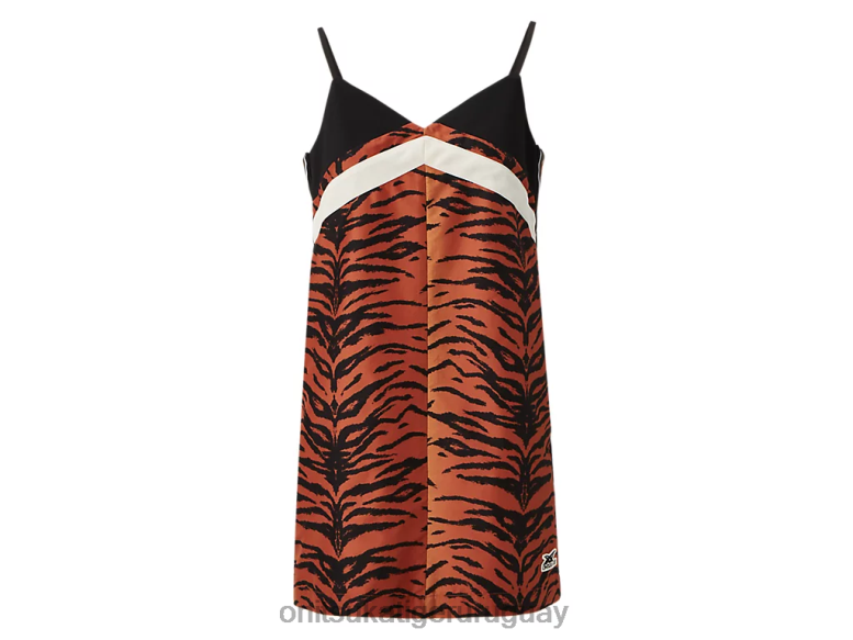 Onitsuka Tiger vestido mujer J06BX614 marrón/negro ropa
