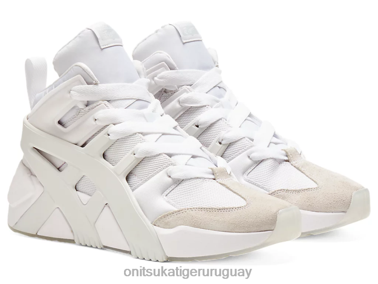 Onitsuka Tiger zapatillas deportivas con logo grande infladas unisexo J06BX200 blanco zapatos
