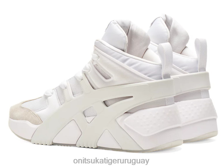 Onitsuka Tiger zapatillas deportivas con logo grande infladas unisexo J06BX200 blanco zapatos