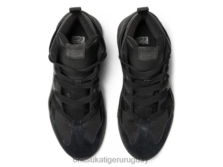 Onitsuka Tiger zapatillas deportivas con logo grande infladas unisexo J06BX203 negro zapatos