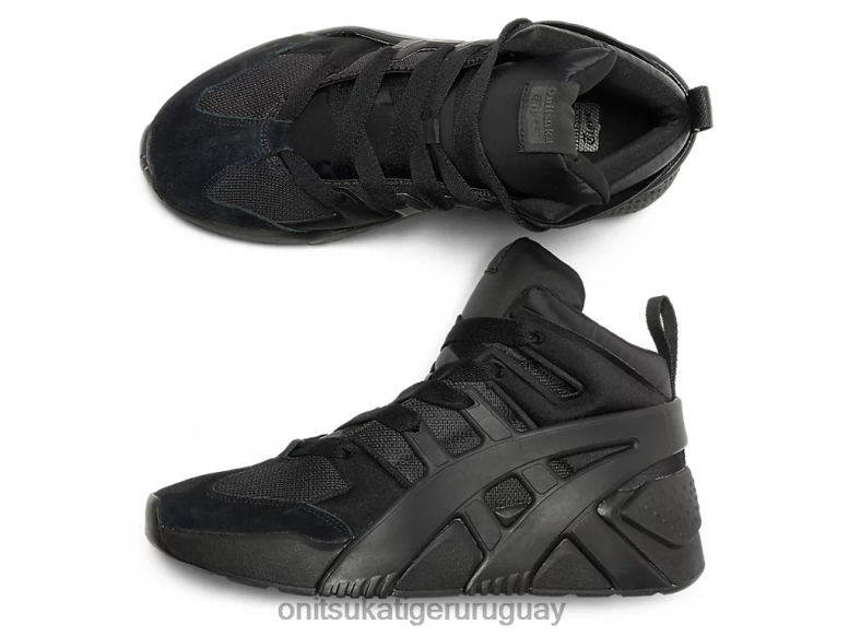 Onitsuka Tiger zapatillas deportivas con logo grande infladas unisexo J06BX203 negro zapatos