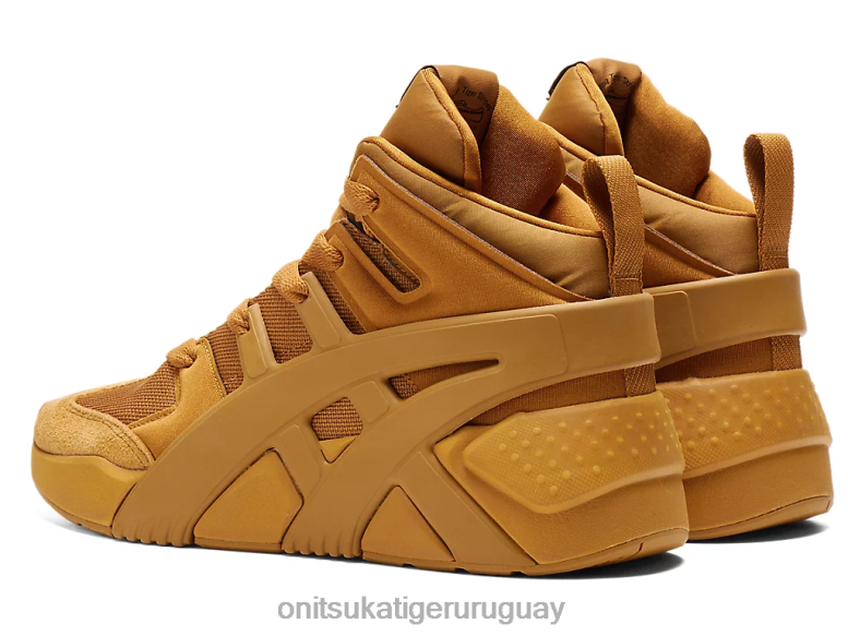 Onitsuka Tiger zapatillas deportivas con logo grande infladas unisexo J06BX207 presidio bronceado zapatos