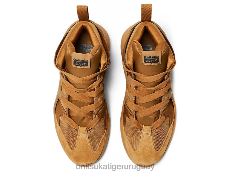 Onitsuka Tiger zapatillas deportivas con logo grande infladas unisexo J06BX207 presidio bronceado zapatos