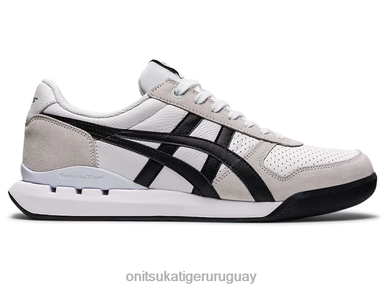 Onitsuka Tiger último 81 ex unisexo J06BX237 blanco negro zapatos