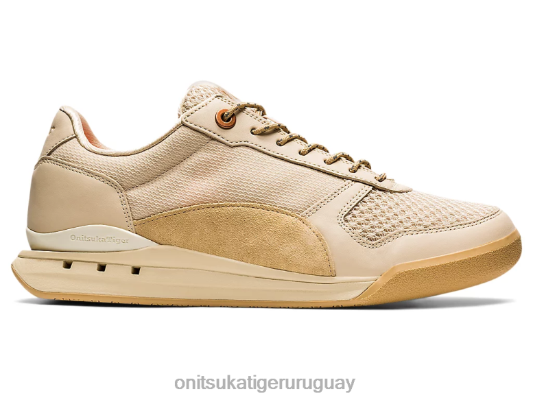 Onitsuka Tiger último 81 mp unisexo J06BX201 beige pálido/beige hoja zapatos