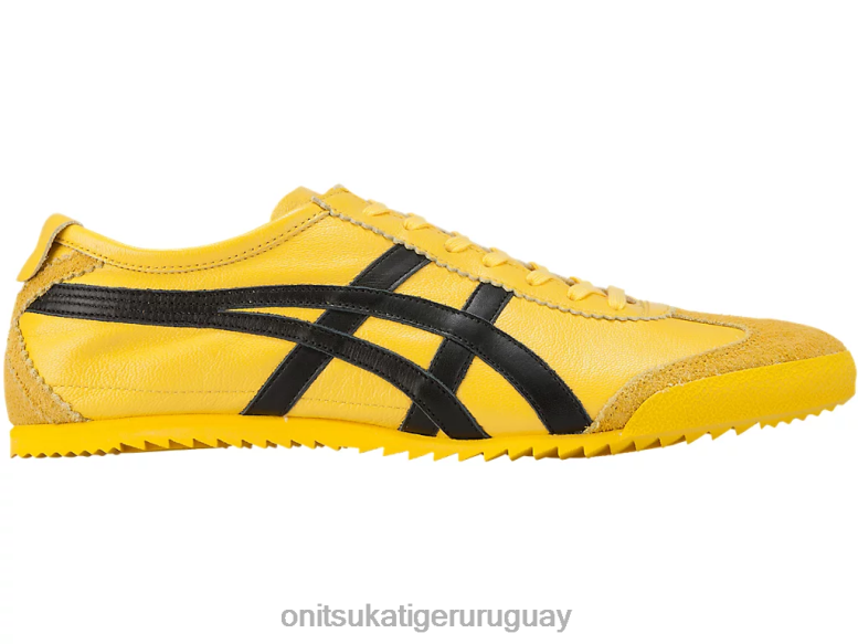 Onitsuka Tiger México 66 de lujo hombres J06BX136 tai chi amarillo/negro zapatos