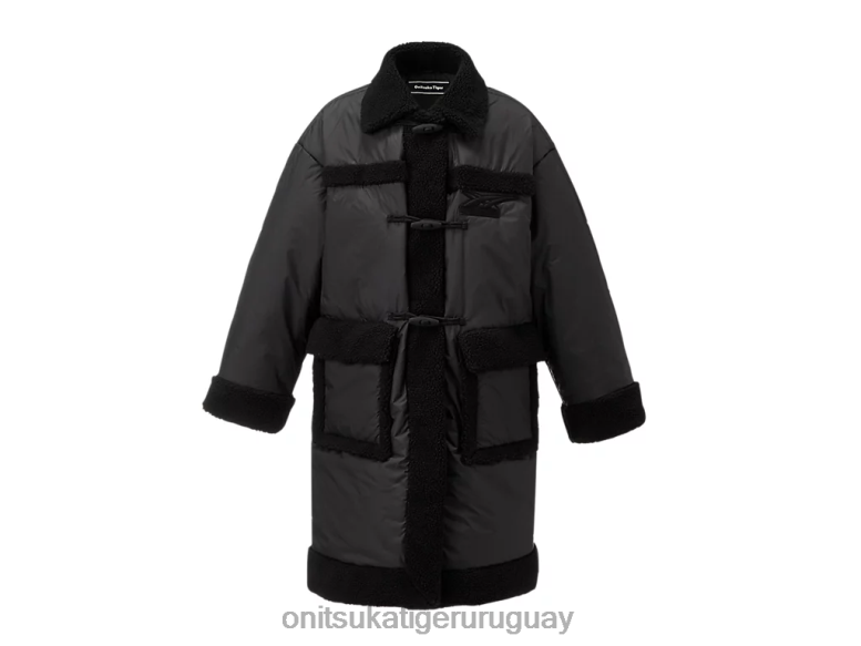 Onitsuka Tiger abrigo hombres J06BX422 negro ropa