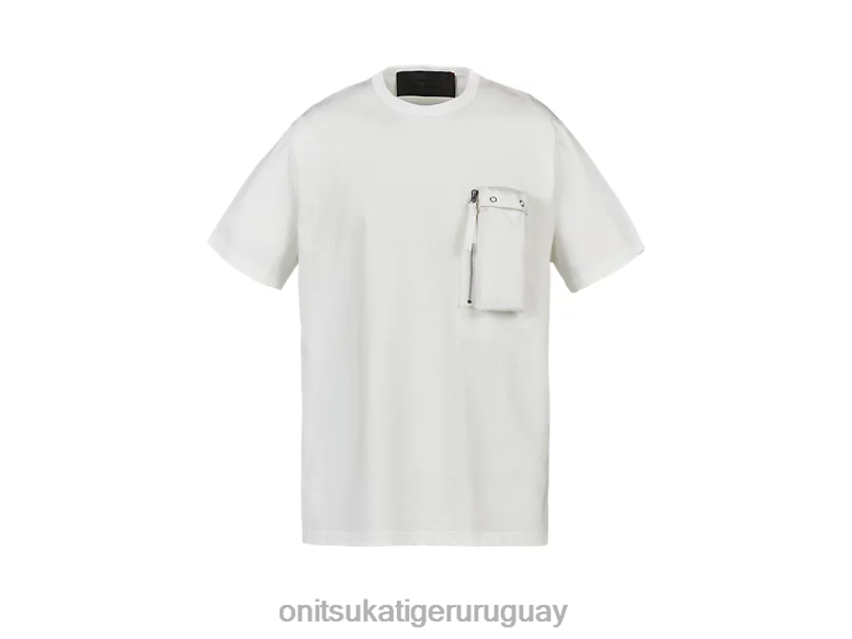 Onitsuka Tiger camiseta ss hombres J06BX382 blanco ropa