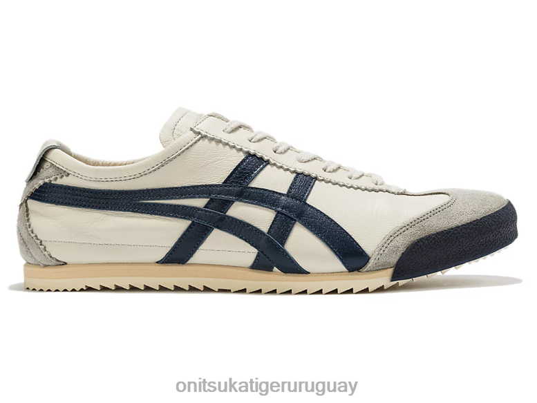 Onitsuka Tiger México 66 de lujo hombres J06BX22 abedul/azul índigo zapatos