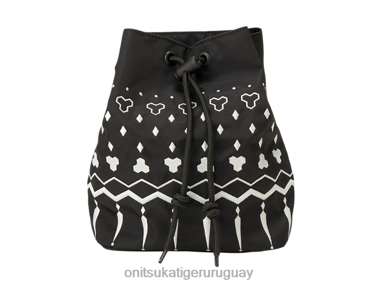Onitsuka Tiger bolsa con cordón mujer J06BX517 negro accesorios
