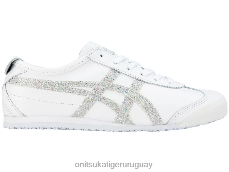 Onitsuka Tiger México 66 mujer J06BX134 plata blanca zapatos
