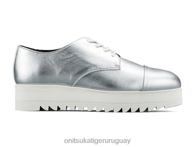 Onitsuka Tiger derby mujer J06BX572 plata zapatos