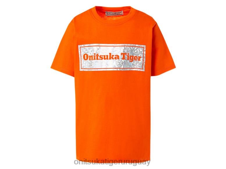 Onitsuka Tiger camiseta gráfica niños J06BX671 habanero ropa